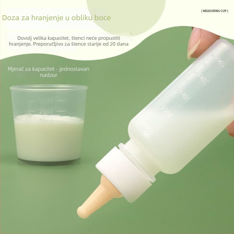 Mačja boca za hranjenje — silikon, za mačke, Warm nest marka, pribor za hranjenje kućnih ljubimaca (Materijal: Silikon; Marka: Warm nest; Primjenjivo: Mačke; Kategorija: Pribor za hranjenje kućnih ljubimaca)