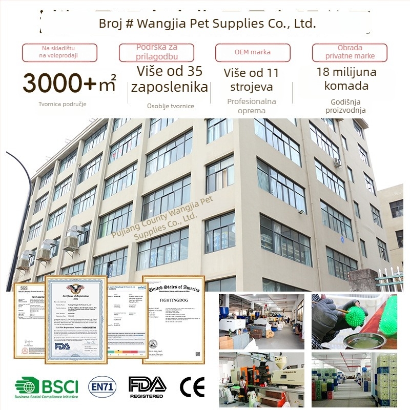 Igračka za mačke s podlogom za usisavanje i opružnim doziranjem poslasticama – PVC, porijeklo Yiwu, marka FIGHTINGDOG, pakiranje 100 kom