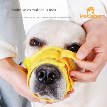 PVC maska za pse — protiv ugriza, protiv lajanja, voda za piće, protiv jedenja