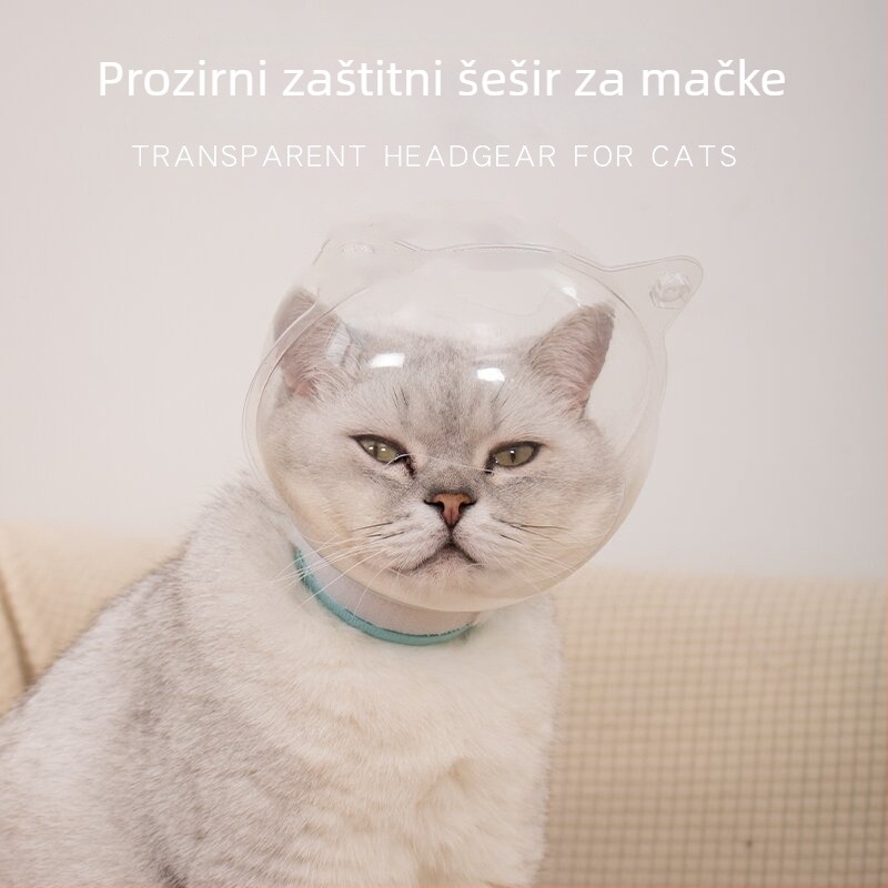 Hartley Mačja kapuljača s Elizabeth kolarom – protiv ugriza, protiv ogrebotina, protiv lišćenja, za kupanje i njegu, plastično