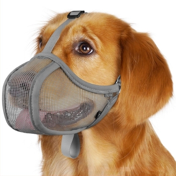 Muzzle za pse – za velike pasmine, poliester, protiv ugriza, protiv nehotičnog gutanja hrane, zaštitni poklopac