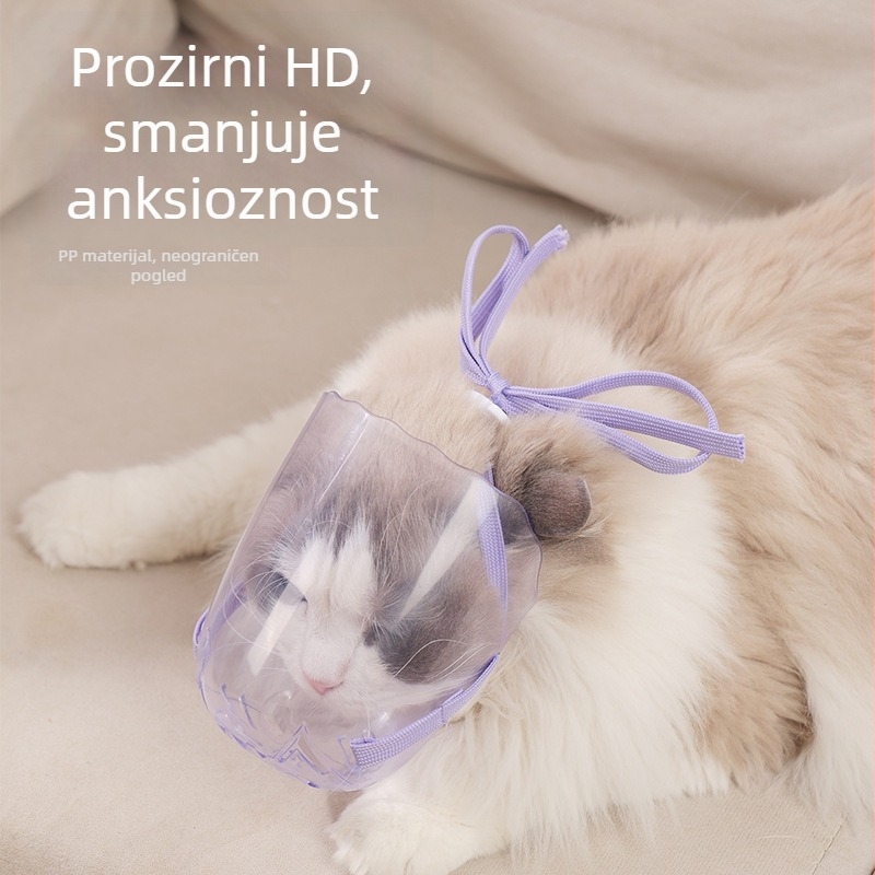 Mačji muzzl – ABS plastika, marka Yf, anti-ugriz za manipulaciju (injekcije i kupanje)