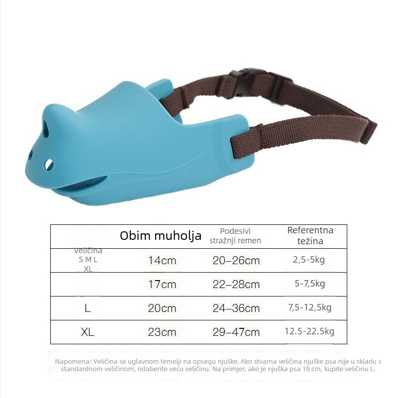 Unique marka pseća maska za sprječavanje ugriza i lajanja, za sve pse