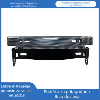 Univerzalni okvir za tablicu, ABS + željezni okvir, nosač tablice