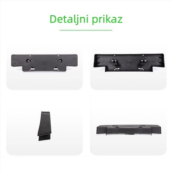 Okvir za pločicu registracije i stražnji držač za Toyota Land Cruiser LC200 — plastični materijal, podrška iz tvorničke, bez prilagodbi