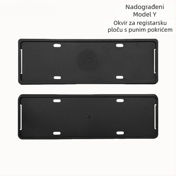 Plastični okvir za registarsku pločicu Tesla Model Y/Model 3 (obnovljena verzija) - Plastika