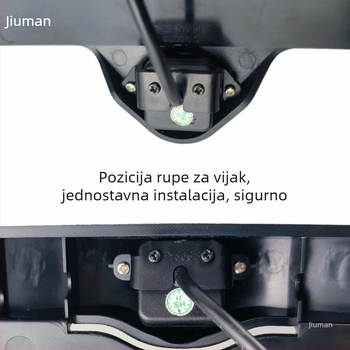 360° panoramski prednji pogled okvir za registarsku pločicu, univerzalni nosač bez bušenja, kamera sa širokim kutom