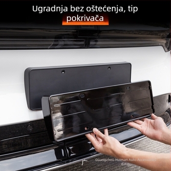 Okvir registarske pločice Zeekr 7X, model Zhijie r7, plastika, brend Mangniu