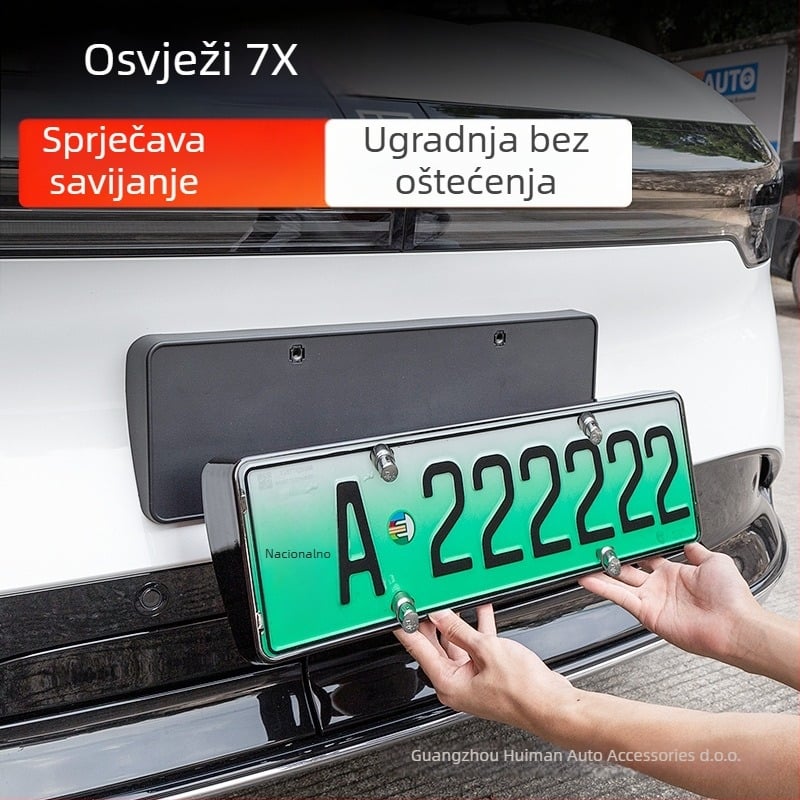 Okvir registarske pločice Zeekr 7X, model Zhijie r7, plastika, brend Mangniu