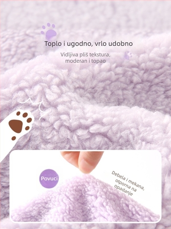 Dječja debela jakna na zip sa stojećim ovratnikom, unisex, uzorak slova, poliester vanjski i podstava