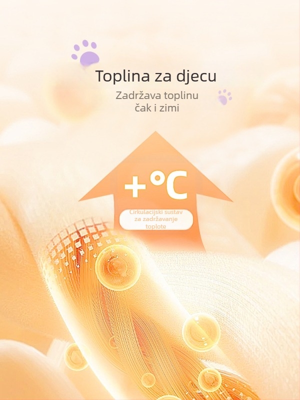 Dječja debela jakna na zip sa stojećim ovratnikom, unisex, uzorak slova, poliester vanjski i podstava