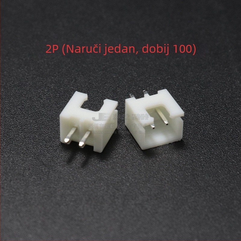 XH serija 2.54 mm ravni pin-header, 2P–20P, bakreni kontakti