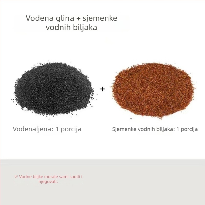 Hidroponska ekološka boca za stolni dekor – mikro krajolik s vodnim biljkama i sjemenkama