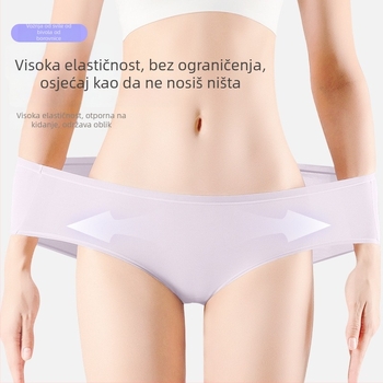 Sakura Zina Platinska Mulberry Svila Seamless Ženske Modal Tanak Prozračan Srednji Pojas