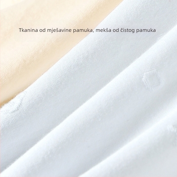 Ženske pamučne gaćice sa srednjim pasom, antibakterijske i prozračne, pamukasta podstava u preponi