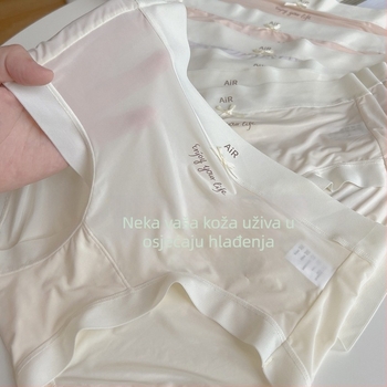 Ženske gaćice od Ice Silk, bez šavova, srednji pojas, prozračne, brzo se suše za ljeto