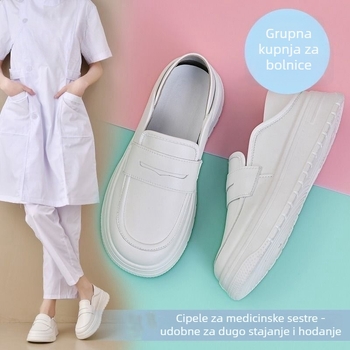Ženske cipele za medicinske sestre, prozračne, protuklizne, meka potplata, niski gležanj, gornji dio od sintetičke kože