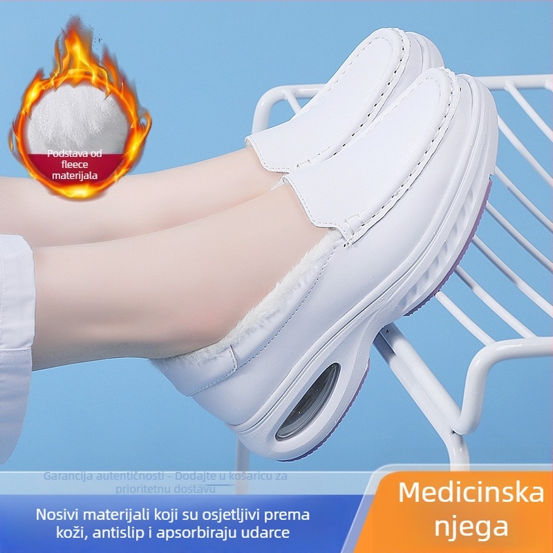 Ženske medicinske cipele za zimu, slip-on, gornji dio od mikrovlakana, unutarnja navlaka Super Fiber, EVA đon, niski potplat 1–3 cm
