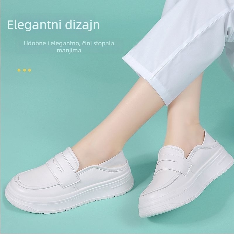 Ženske slip-on medicinske tenisice, gornjište od pamuka, PU ulošak, gumeni đon