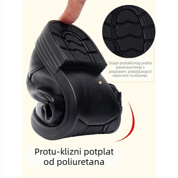 Ženske plosne cipele za proleće i jesen, udobne od umjetne kože, protuklizna meka potplata, lagane, za žene srednje i starije dobi.