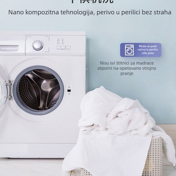 Prozračan vodootporan zaštitnik madraca za djecu, zaštita od urina i grinja, duljina 1,8 m