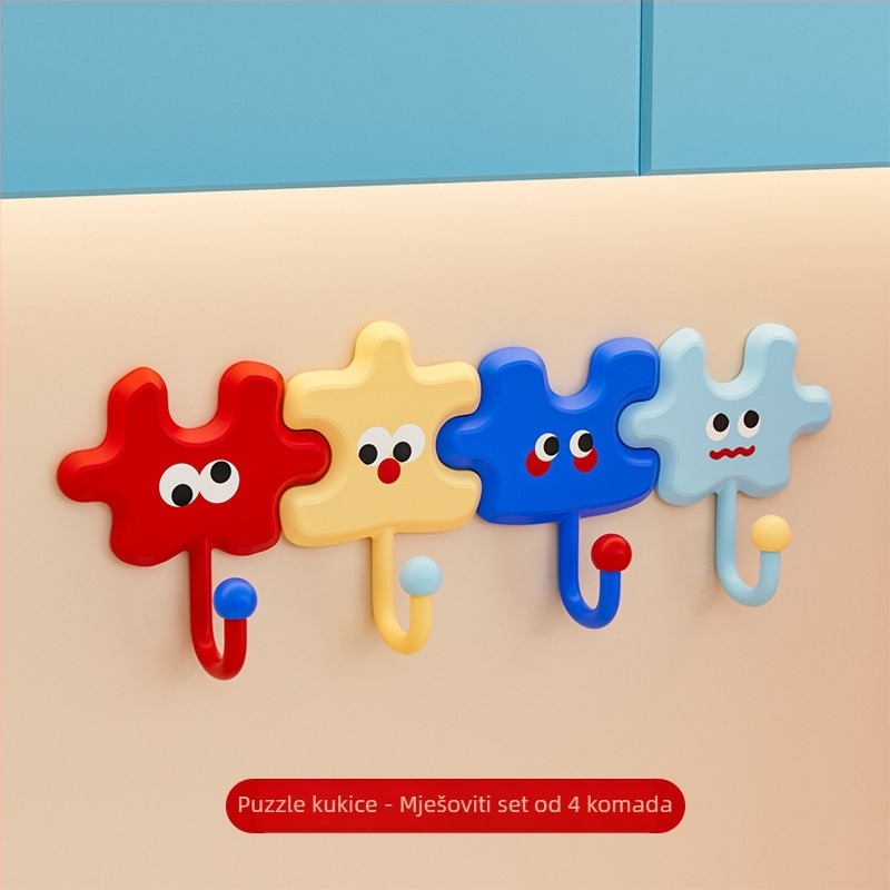 ABS ljepljiva kuka, bez bušenja, nosivost 1–3 kg, zidna montaža, jednostavna kuka