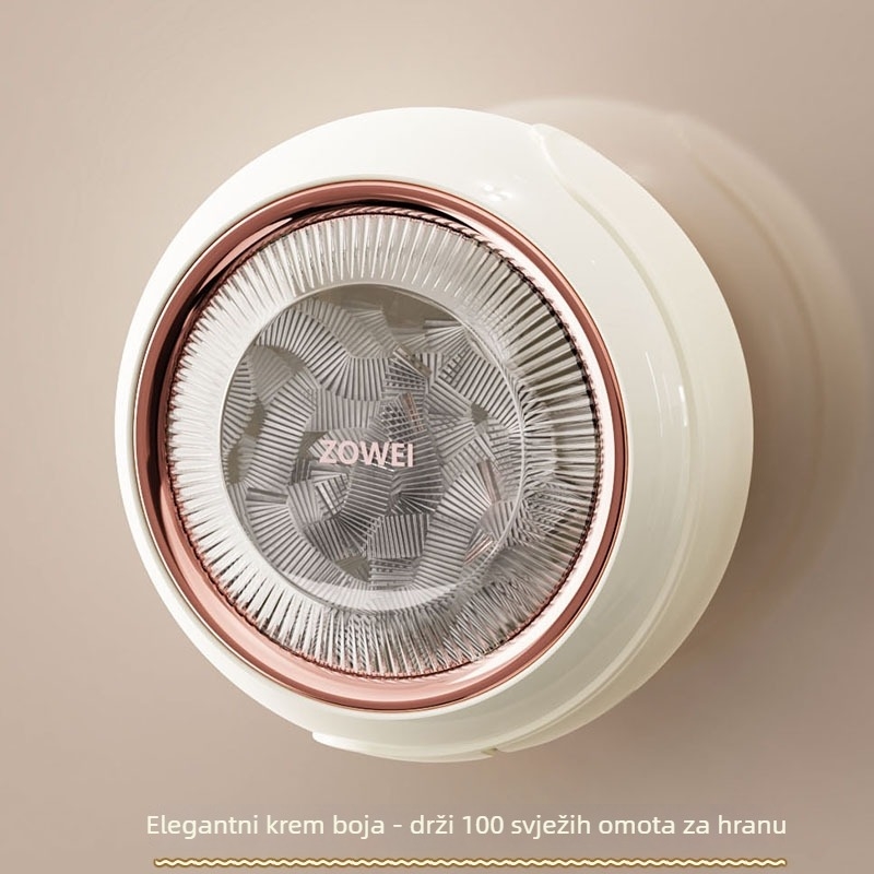 Zidni spremnik za jednokratne vrećice za čuvanje hrane | ABS+PET+TPR, 99% novi plastični materijal