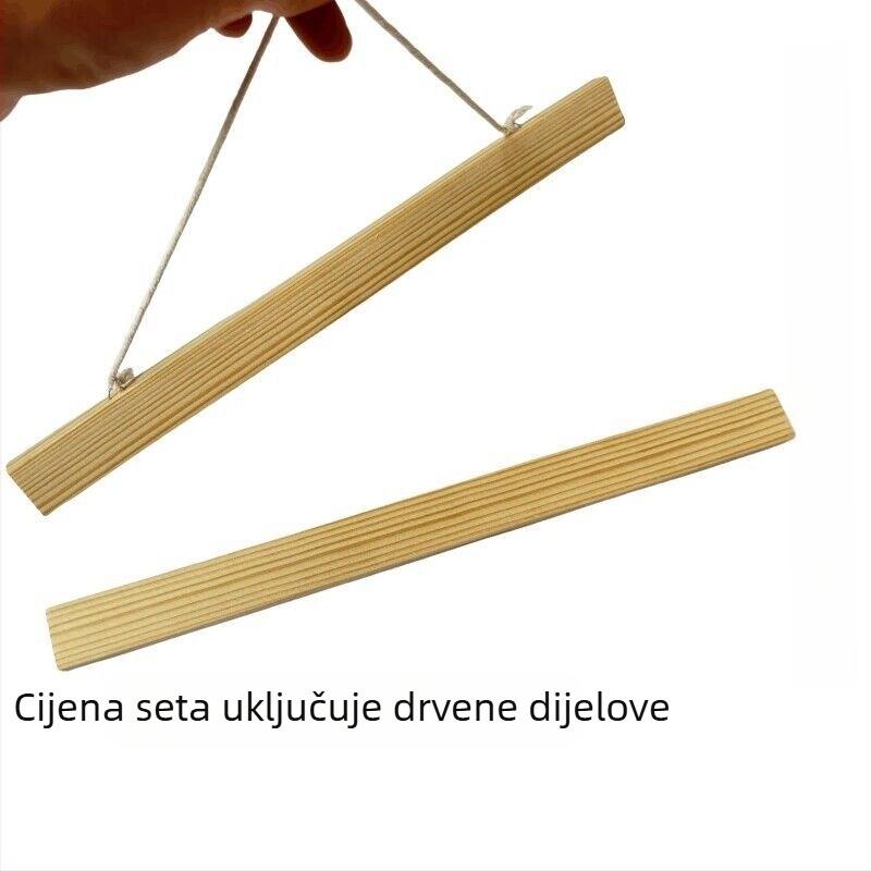 Drveni viseći panel za slike — uljna platna dekorativna slika, PP papirno jezgro, prilagodljivo, modernan minimalistički stil za dnevni boravak/spavaću sobu/ured