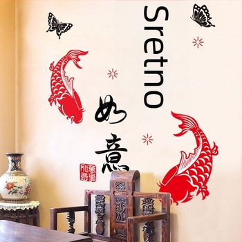 XY6013 PVC naljepnica za zid za pozadinu dnevnog boravka i spavaće sobe, dekorativna zidna ukras, 1 kom., moderni minimalistički stil