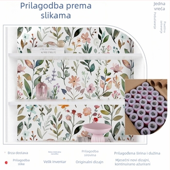 Tapete Delphino, otporan na vlagu, PVC, višeslojna struktura, premium, stil laganog luksuza, uzorak dizajn