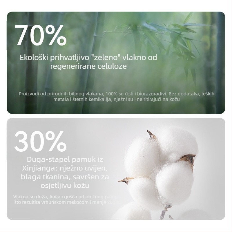 Dječji spavaći vreć s podjelom nogu, prozračna mreža, dugi rukavi, duljina 80 cm, za uzrast 1–3 godina