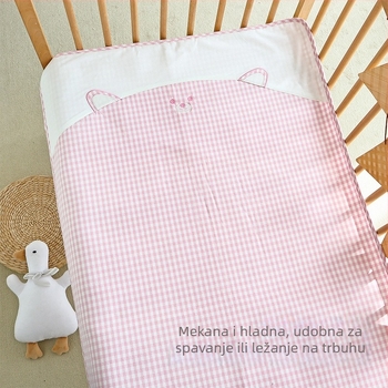 Dječji prostir za bebu od Ramije, Klasa A, majčinsko-dječja razina, rub s printom crtanih likova, uzrast 1–6 godina