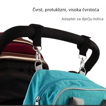Kuka za kolica s Velcro trakom – visoka nosivost, marka FIDRY
