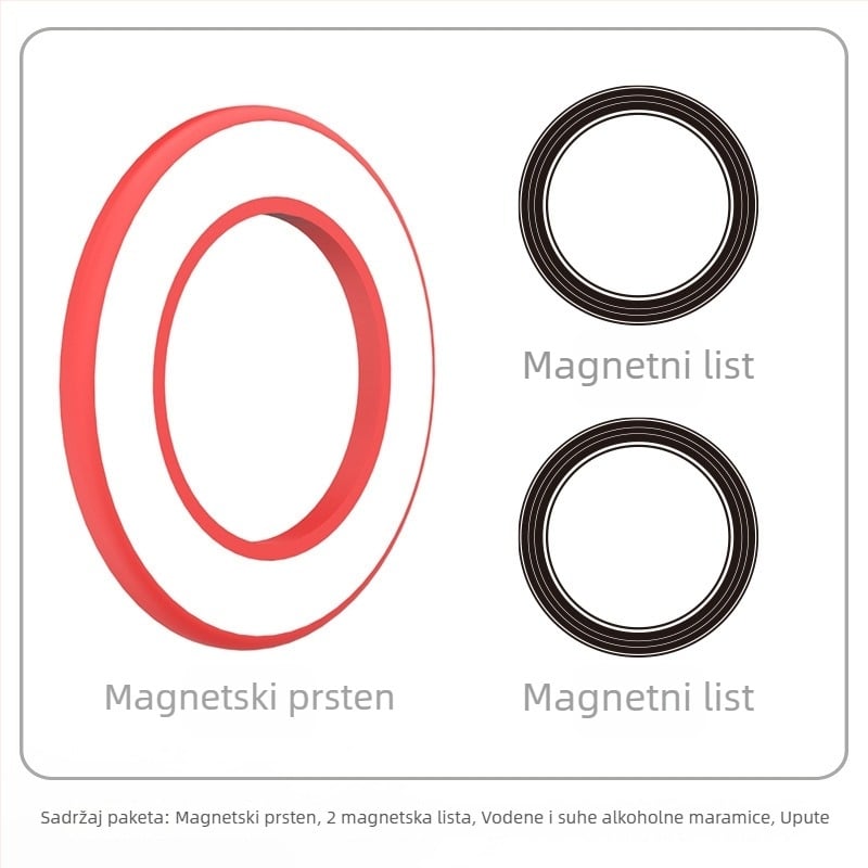 Magnetski držač za tablet/telefon – zidni nosač, magnetsko privlačenje, HST-magnetic, model Magnetic Ring