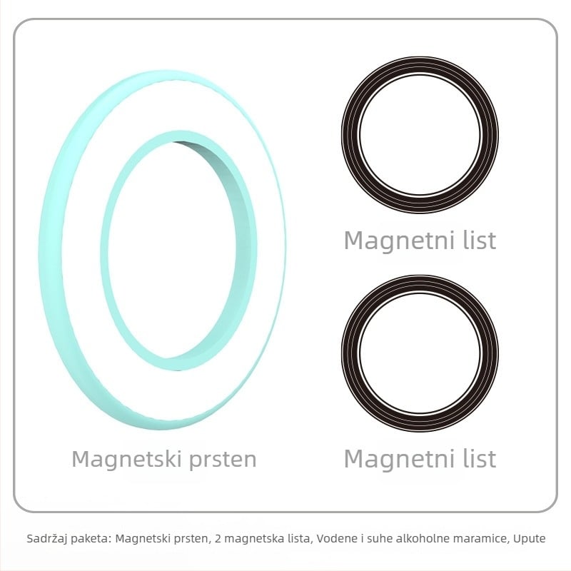 Magnetski držač za tablet/telefon – zidni nosač, magnetsko privlačenje, HST-magnetic, model Magnetic Ring