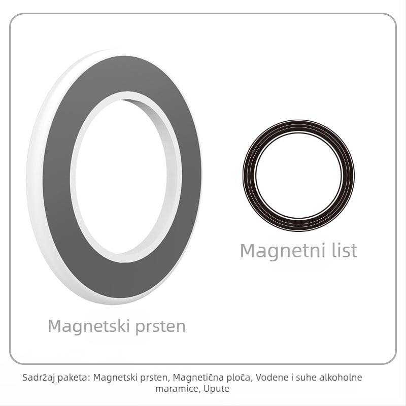 Magnetski držač za tablet/telefon – zidni nosač, magnetsko privlačenje, HST-magnetic, model Magnetic Ring