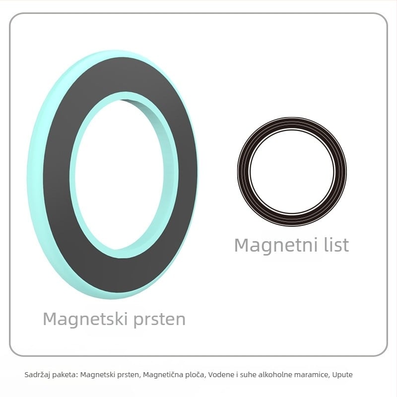 Magnetski držač za tablet/telefon – zidni nosač, magnetsko privlačenje, HST-magnetic, model Magnetic Ring