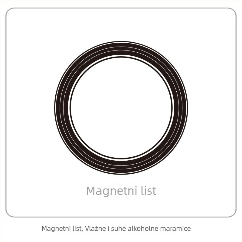 Magnetski držač za tablet/telefon – zidni nosač, magnetsko privlačenje, HST-magnetic, model Magnetic Ring