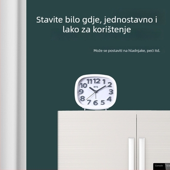Budilica za noćni ormarić – LED prikaz, kvarcni pogon, napajanje baterijom, jednostrani zaslon, In Time