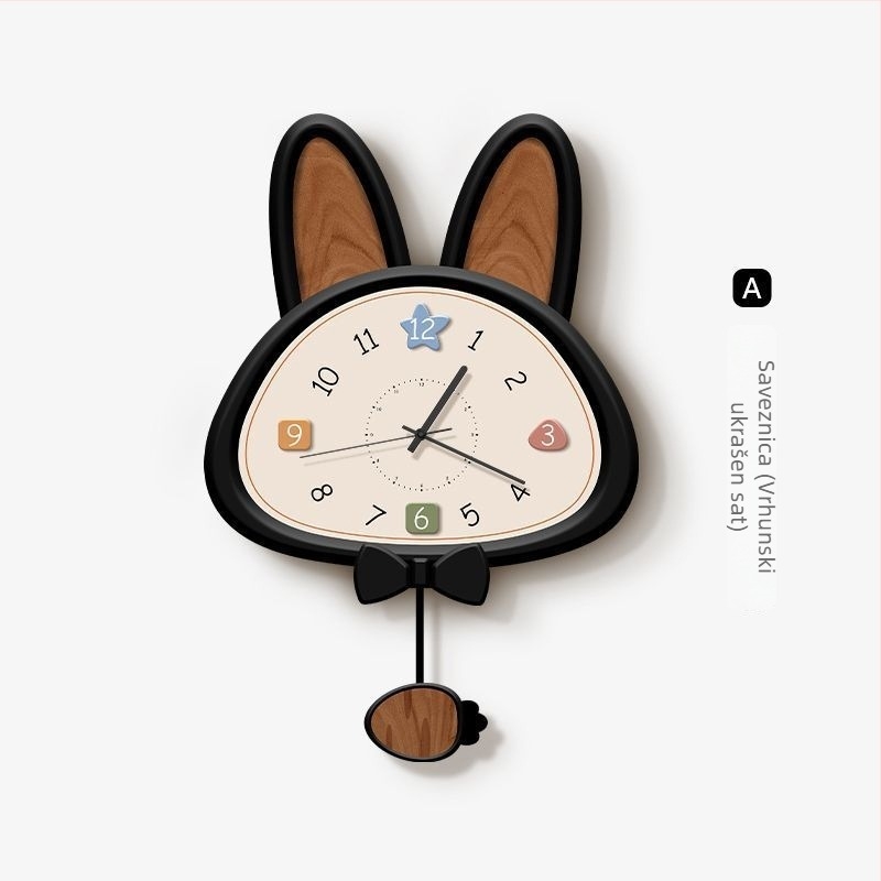 Zidni sat u francuskom stilu, tih, punjivi, cifernik od kaljenog stakla