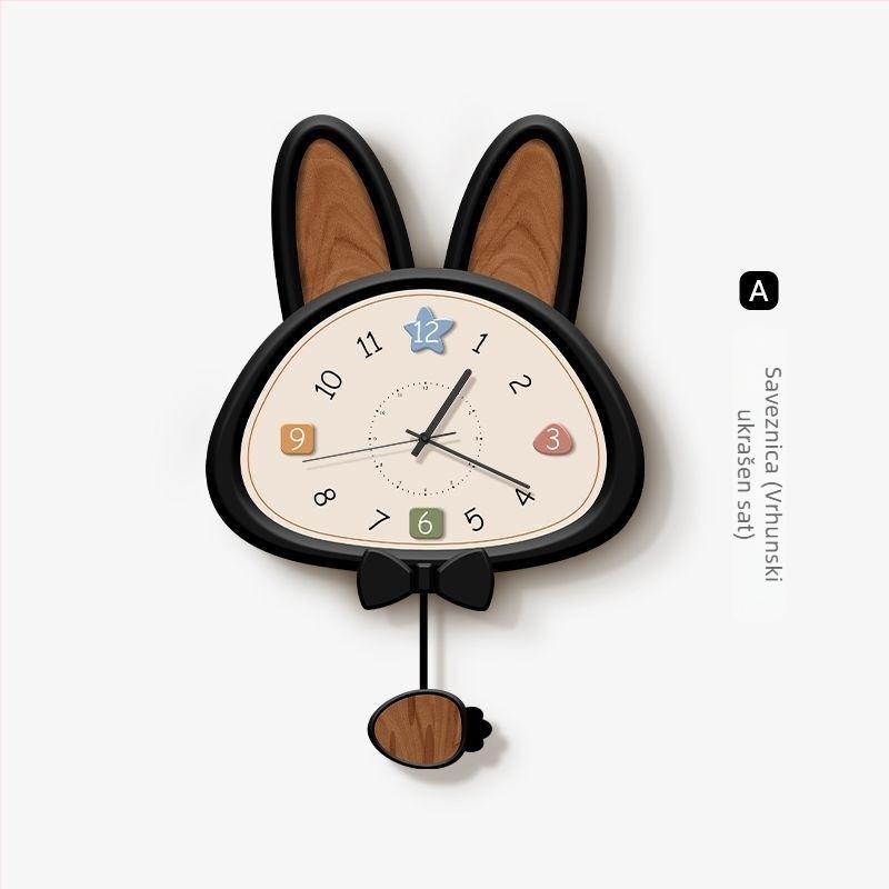 Zidni sat u francuskom stilu, tih, punjivi, cifernik od kaljenog stakla