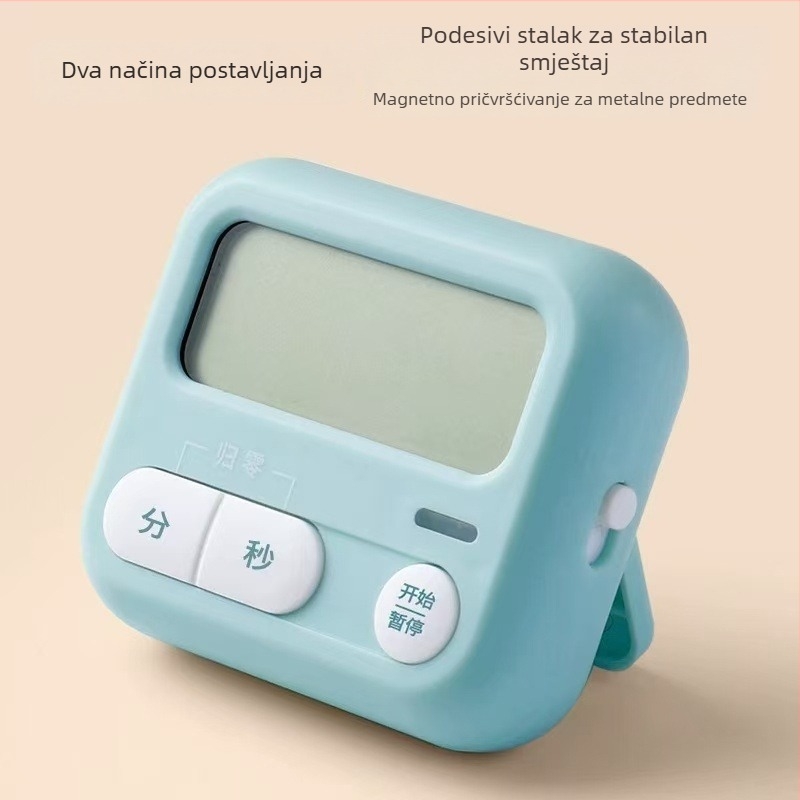 Morning light elektronički štoperica za odbrojavanje s digitalnim LED zaslonom, napaja baterijom, plastično kućište