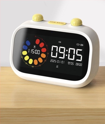 Sat za djecu — samostalni upravitelj vremena s odbrojavanjem, punjivi, cifernik od kaljenog stakla, analogni prikaz, pogon Little Busy Rabbit