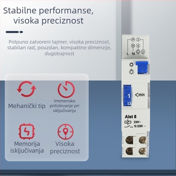 Mehanički tajmer ALST8 TM-ST1 TM-ST7, sedmominutni tajmer prekidač