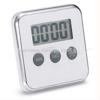 Elektronički kuhinjski timer s LCD zaslonom, baterijsko napajanje, plastično kućište, model DIY1802