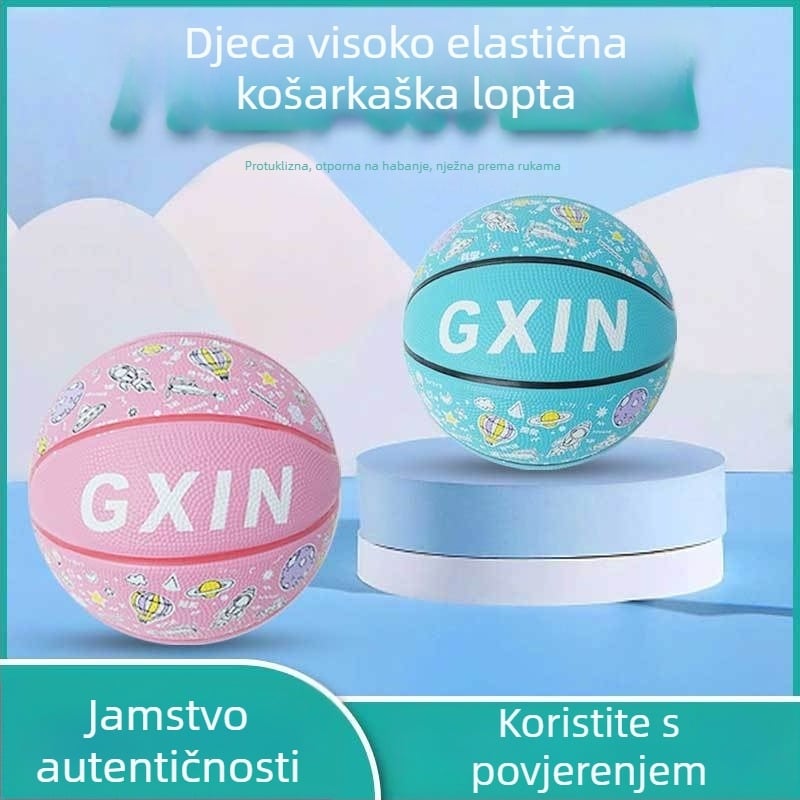 Košarkaška lopta od gume - bez prilagodbe, logo se ne može otisnuti