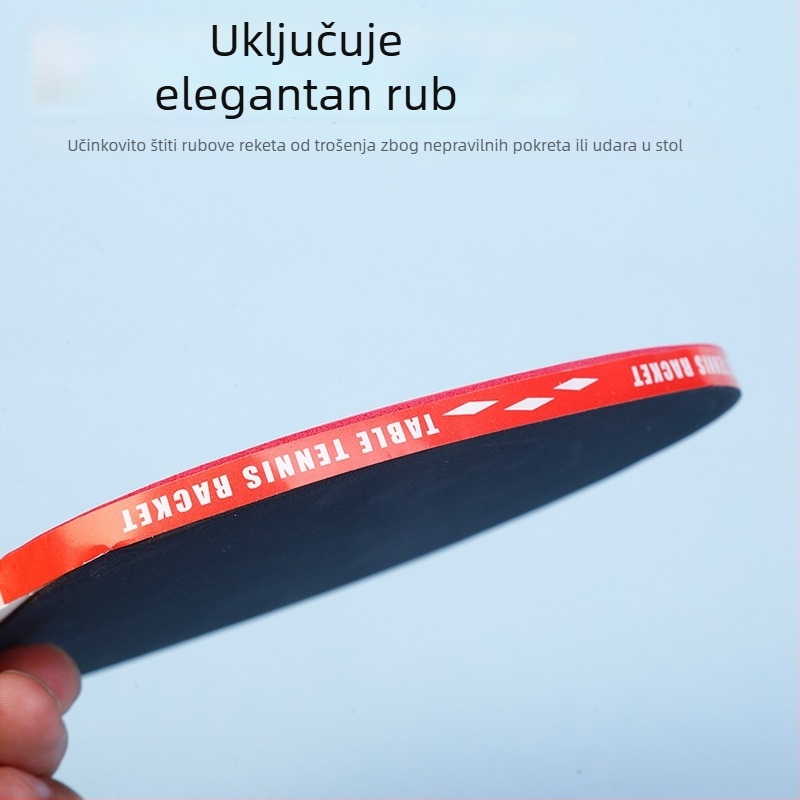 Set reketa za stolni tenis za treninge | Tip reketa: horizontalni udar | Materijal dna reketa: topola | Ljepilo s pozitivnim i negativnim česticama | 50 komada | Mogućnost prilagodbe