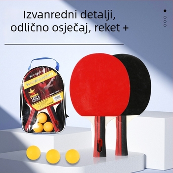 Venezon paket reketa za stolni tenis – profesionalna klasa, baza od poplar drveta, guma reverse glue, horizontalna raketa