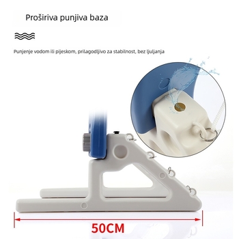 Unutarnji dječji koš za košarku sa likovima životinja (podesiva visina, PVC materijal, 3 kg, montaža vijcima)