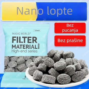 Keramički filtarni medij za akvarij – 500 g, za slatkovodne ribe, Marka Magic World/Master Shencai